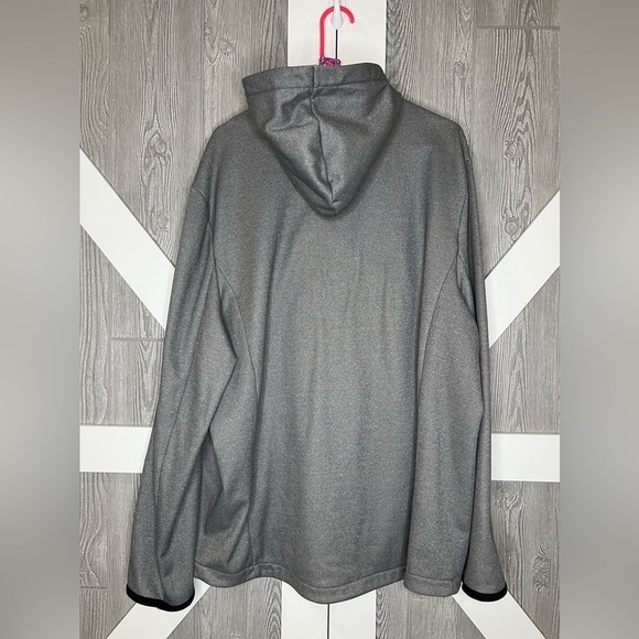 292. Xersion Grey Long Sleeve Pullover Hoodie Sweatshirt XXL Beef it’s what’s - Picture 4 of 5